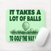 HET NEEMT VEEL BALLEN OM TE GOLF ZOALS IK DAT DOE MUISMAT (Met muis)