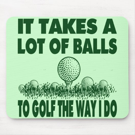 HET NEEMT VEEL BALLEN OM TE GOLF ZOALS IK DAT DOE MUISMAT (Voorkant)