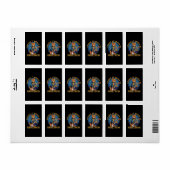 Het neerleggen in perfect ritme etiket (Full Sheet)