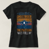 Het negatieve Rider-patroon van Ghost is een volle T-shirt (Design voorkant)