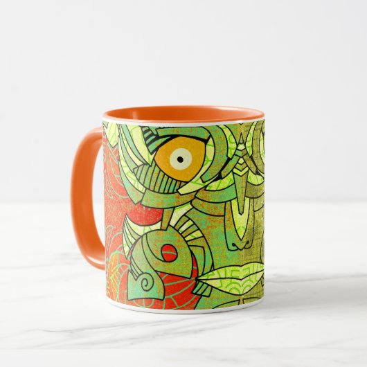 Het negeren van de Aspidistra Mok (Voorkant links)