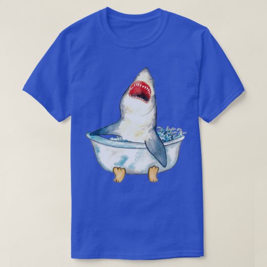 Het nemen van bad waterverf t-shirt (Design voorkant)