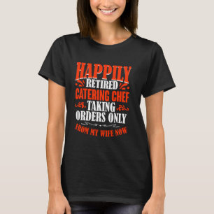 Het nemen van bestellingen van mijn vrouw nu gepen t-shirt
