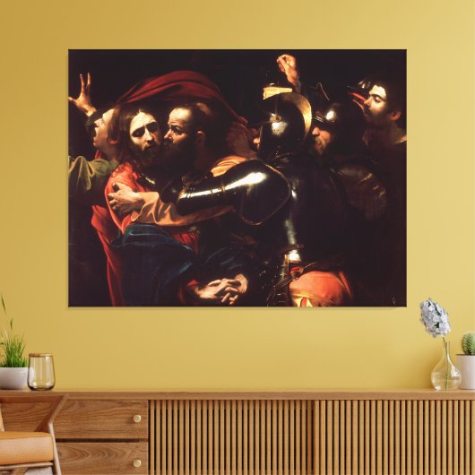 Het nemen van Christus Canvas Afdruk (Insitu (Woonkamer))