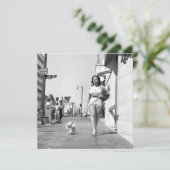  "Het nemen van de hond voor een wandeling" Flat N (Staand voorkant)