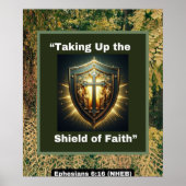 Het nemen van de Shield of Faith - 20 x 24 - Poste Poster (Voorkant)
