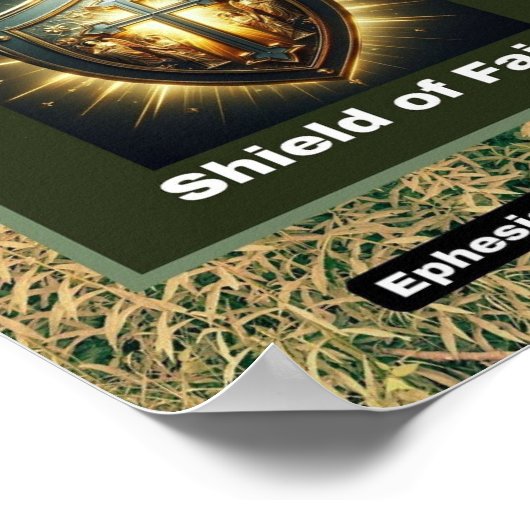 Het nemen van de Shield of Faith - 8 x 10 Poster (Hoek)
