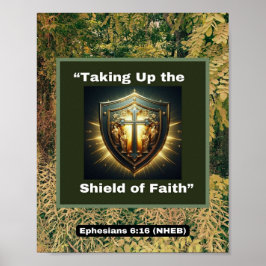 Het nemen van de Shield of Faith - 8 x 10 Poster