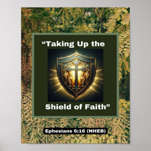 Het nemen van de Shield of Faith - 8 x 10 Poster