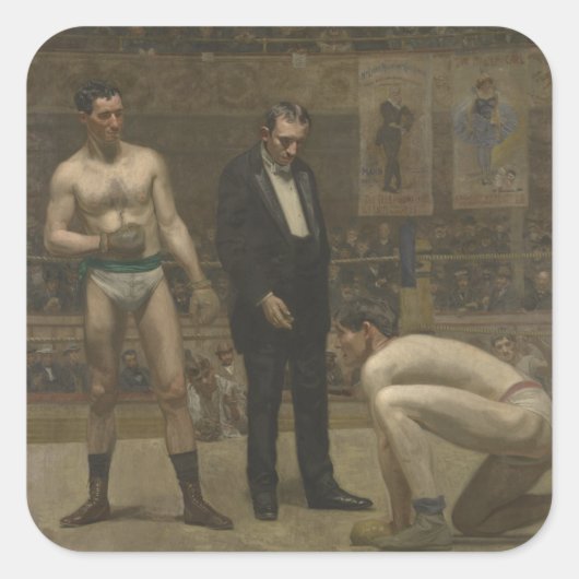 Het nemen van de Telling Vierkante Sticker (Voorkant)