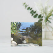 Het nemen van een Dip Racon Briefkaart (Staand voorkant)