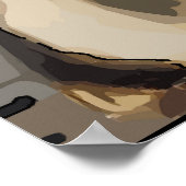 Het nemen van een Selfie, Abstract Poster van het (Hoek)