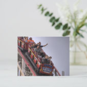 Het nemen van een ZelfPotrait op Cylone Briefkaart (Staand voorkant)