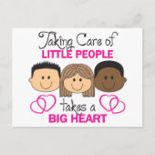 Het nemen van Zorg Briefkaart (Voorkant)