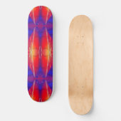 Het neon gelaagde abstracte ontwerp persoonlijk skateboard (Voorkant)