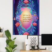 Het Neonsoevereine Hart Poster (Thuiskantoor)