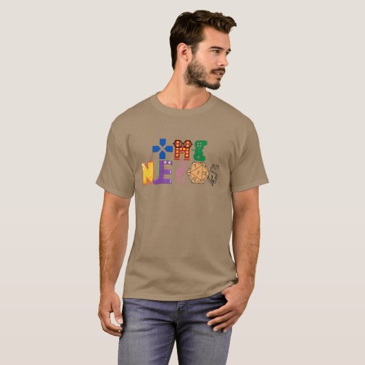 Het NERDS-Logo Shirt (Voorkant volledig)