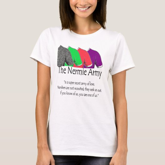 Het Nermie-leger T-shirt (Voorkant)