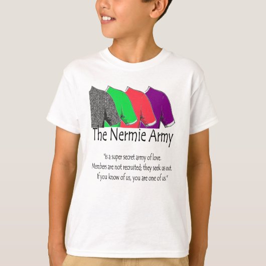 Het Nermie-leger T-shirt (Voorkant)