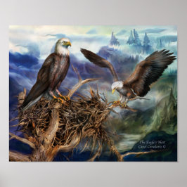 Het Nest Art Poster/Afdruk van de Eagle Poster