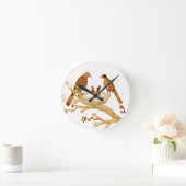 Het nest en het gezin ronde klok (Huis)