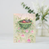 HET NEST VAN ROBIN DOOR SHARON SHARPE BRIEFKAART (Staand voorkant)