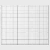 Het Net van de Controle van de ruit (zwart-wit) Cadeaupapier (Vlak)