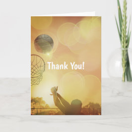 Het Netball van Themed van de Schutter van het Bedankkaart