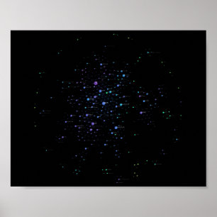 Het Netwerk 2019 van de Gevolgen van de Talen van Poster