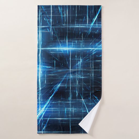 Het netwerklichtpunten van het Web van licht Badhanddoek (Badhanddoek)