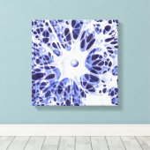 Het neurale netwerk canvas afdruk (Insitu (Houten vloer))