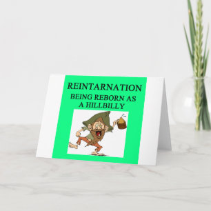 het new age gekscheert hillbilly kaart