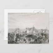 Het New Crystal Palace in Sydenham, gegraveerd doo Briefkaart (Voorkant / Achterkant)