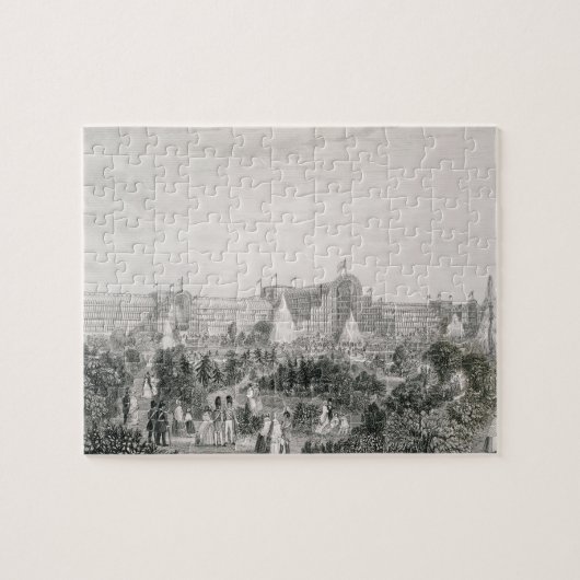 Het New Crystal Palace in Sydenham, gegraveerd doo Legpuzzel (Horizontaal)