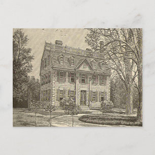Het New England Mansion Briefkaart