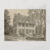 Het New England Mansion Briefkaart (Voorkant)