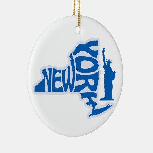 Het New York State Christmas Tree Ornament (Rechts)