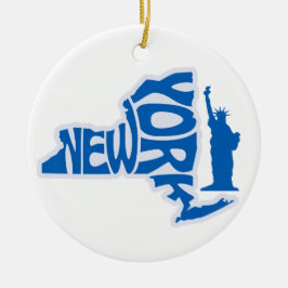 Het New York State Christmas Tree Ornament