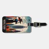 Het New Yorkse Bagagelabel van de eindeloze mogeli (Voorkant horizontaal)