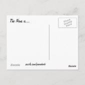 Het News Dog Briefkaart (Achterkant)