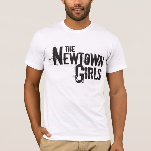 Het Newtown Girls Text T-shirt - Mannen (Voorkant)