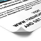 Het Niche Blogger Poster (Hoek)