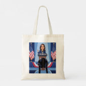 HET NICHTJE VAN KAMALA HARRIS - JA, ZE KAN Canvas  Tote Bag (Achterkant)