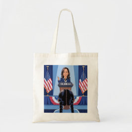 HET NICHTJE VAN KAMALA HARRIS - JA, ZE KAN Canvas  Tote Bag