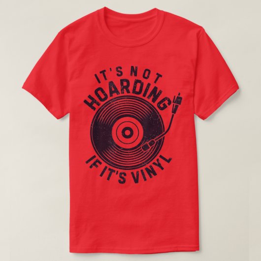 Het niet-instappen als de vinylplaat wordt opgenom t-shirt (Design voorkant)