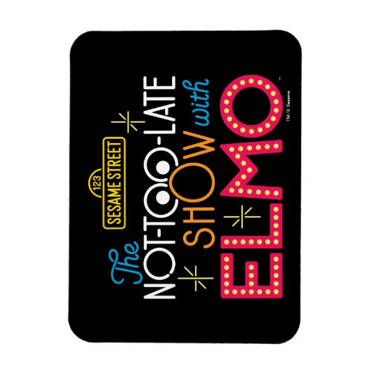 Het niet te laat Show met Elmo Magneet (Verticaal)