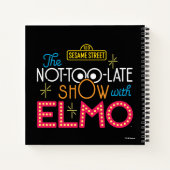 Het niet te laat Show met Elmo Notitieboek (Achterkant)