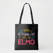 Het niet te laat Show met Elmo Tote Bag (Voorkant)
