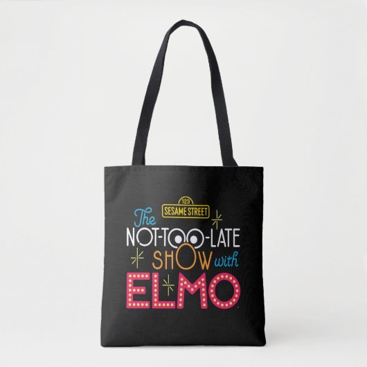 Het niet te laat Show met Elmo Tote Bag (Voorkant)