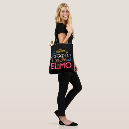 Het niet te laat Show met Elmo Tote Bag (Op model)